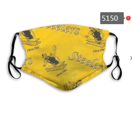 2020 NFL Pittsburgh Steelers Dust mask with filter